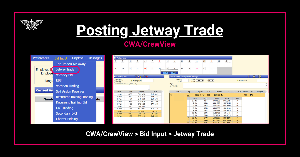 Electronic Jetway Trades